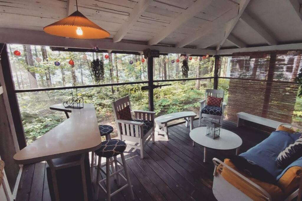 Grant Island Waterfront Cottage Brantingham Lk - Hottub, Pontoon Boat, Pets Glenfield Eksteriør billede